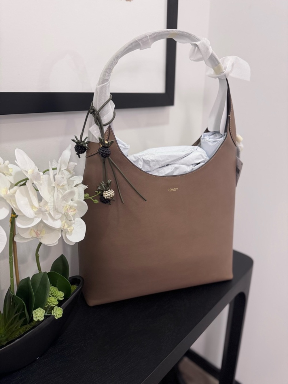 **SOLD** NWT/Authentic Coach Brooklyn 39 Dark Stone - pristine condition!!
